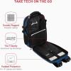imageThe Travel Tech Elite USB ScanSmart Laptop BackpackBlackBlue