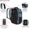 imageThe Travel Tech Elite USB ScanSmart Laptop BackpackBluestone