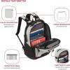 imageThe Travel Tech Elite USB ScanSmart Laptop BackpackGray Heather