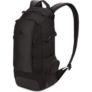 imageSwissGear 3598 Backpack Narrow Daypack Grey Ballistic 18InchBlack