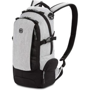 imageSwissGear 3598 Backpack Narrow Daypack Grey Ballistic 18InchLight GreyHeather