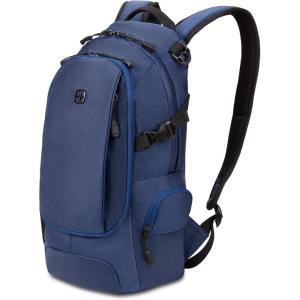 imageSwissGear 3598 Backpack Narrow Daypack Grey Ballistic 18InchNavy Ballistic
