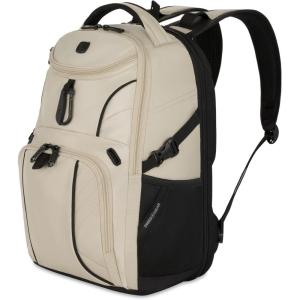 imageSwissGear Mini 1900 Scansmart Slim Version Laptop Backpack Oatmeal 16InchOatmeal