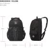 imageSWISSGEAR 1753 ScanSmart Laptop Backpack AbrasionResistant ampamp TravelFriendly Laptop Backpack BlackNavyBlack