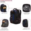 imageSWISSGEAR 1753 ScanSmart Laptop Backpack AbrasionResistant ampamp TravelFriendly Laptop Backpack BlackNavyBlackNavy
