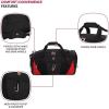 imageSwissGear 1900 22quot Duffel Bag Gym Bag Travel Duffle Bags Mens and Womens  BlackRed