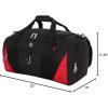 imageSwissGear 1900 22quot Duffel Bag Gym Bag Travel Duffle Bags Mens and Womens  BlackRed
