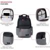 imageSwissGear 2789 Laptop Backpack GreyBlack 1775InchGreyBlack