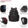 imageSwissGear 3258 Laptop Backpack Black 185Inch5709 Scansmart Backpack