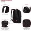 imageSwissGear 3573 Compact Laptop Backpack Black 17Inch