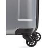 imageSwissGear 3750 Hardside Luggage with Spinner Wheels Silver CheckedMedium 23InchSilver
