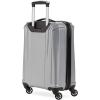 imageSwissGear 3750 Hardside Luggage with Spinner Wheels Silver CheckedMedium 23InchSilver
