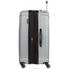 imageSwissGear 3750 Hardside Luggage with Spinner Wheels Silver CheckedMedium 23InchSilver