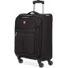imageSwissGear 4010 Softside Luggage with Spinner Wheels Black CarryOn 18InchBlack