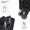 imageSwissGear 4010 Softside Luggage with Spinner Wheels Black CarryOn 18InchBlack
