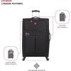 imageSwissGear 4010 Softside Luggage with Spinner Wheels Black CarryOn 18InchBlack