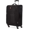 imageSwissGear 4010 Softside Luggage with Spinner Wheels Black CarryOn 18InchBlack