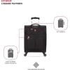 imageSwissGear 4010 Softside Luggage with Spinner Wheels Black CarryOn 18InchBlack