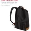 imageSwissGear 5505 Cecil 16 Laptop Backpack Black CanvasBrown  Daily Laptop Bag with Gear Attachment Options  Multiple Organizer Pockets ampamp Padded Shoulder StrapsBlack CanvasBrown