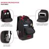 imageSwissGear 5505 Cecil 16 Laptop Backpack Black CanvasBrown  Daily Laptop Bag with Gear Attachment Options  Multiple Organizer Pockets ampamp Padded Shoulder StrapsCamo Noir