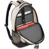 imageSwissGear 5505 Cecil 16 Laptop Backpack Black CanvasBrown  Daily Laptop Bag with Gear Attachment Options  Multiple Organizer Pockets ampamp Padded Shoulder StrapsCreamBlack