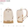 imageSwissGear 5505 Cecil 16 Laptop Backpack Black CanvasBrown  Daily Laptop Bag with Gear Attachment Options  Multiple Organizer Pockets ampamp Padded Shoulder StrapsCreamWarm Sand