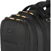 imageSwissGear 5505 Cecil 16 Laptop Backpack Black CanvasBrown  Daily Laptop Bag with Gear Attachment Options  Multiple Organizer Pockets ampamp Padded Shoulder StrapsBlackGold