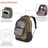 imageSwissGear 5505 Cecil 16 Laptop Backpack Black CanvasBrown  Daily Laptop Bag with Gear Attachment Options  Multiple Organizer Pockets ampamp Padded Shoulder StrapsPastel BrownBlack