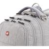 imageSwissGear 5505 Cecil 16 Laptop Backpack Black CanvasBrown  Daily Laptop Bag with Gear Attachment Options  Multiple Organizer Pockets ampamp Padded Shoulder StrapsLight Grey