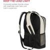imageSwissGear 5505 Cecil 16 Laptop Backpack Black CanvasBrown  Daily Laptop Bag with Gear Attachment Options  Multiple Organizer Pockets ampamp Padded Shoulder StrapsCreamBlack
