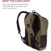 imageSwissGear 5505 Cecil 16 Laptop Backpack Black CanvasBrown  Daily Laptop Bag with Gear Attachment Options  Multiple Organizer Pockets ampamp Padded Shoulder StrapsOlive