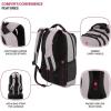 imageSwissGear 5668 Laptop Backpack Dark Grey Heather 1825 InchesLight Grey Heather