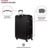 imageSwissGear 6297 Hardside Expandable Luggage with Spinner Wheels Black CheckedLarge 27InchBlack