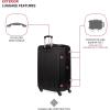 imageSwissGear 6297 Hardside Expandable Luggage with Spinner Wheels Black CheckedLarge 27InchBlack