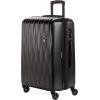 imageSwissGear 7272 Energie Expandable Hardside Luggage with Spinner Wheels and TSA Lock Gold CheckedLarge 27InchBlack