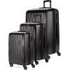 imageSwissGear 7272 Energie Expandable Hardside Luggage with Spinner Wheels and TSA Lock Gold CheckedLarge 27InchBlack