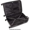 imageSwissGear 7272 Energie Expandable Hardside Luggage with Spinner Wheels and TSA Lock Gold CheckedLarge 27InchBlack