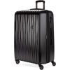 imageSwissGear 7272 Energie Expandable Hardside Luggage with Spinner Wheels and TSA Lock Gold CheckedLarge 27InchBlack