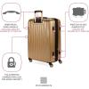 imageSwissGear 7272 Energie Expandable Hardside Luggage with Spinner Wheels and TSA Lock Gold CheckedLarge 27InchGold
