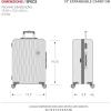 imageSwissGear 7272 Energie Expandable Hardside Luggage with Spinner Wheels and TSA Lock Gold CheckedLarge 27InchGold