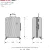 imageSwissGear 7272 Energie Expandable Hardside Luggage with Spinner Wheels and TSA Lock Gold CheckedLarge 27InchGold