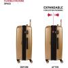 imageSwissGear 7272 Energie Expandable Hardside Luggage with Spinner Wheels and TSA Lock Gold CheckedLarge 27InchGold