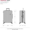 imageSwissGear 7272 Energie Expandable Hardside Luggage with Spinner Wheels and TSA Lock Gold CheckedLarge 27InchGold