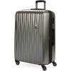 imageSwissGear 7272 Energie Expandable Hardside Luggage with Spinner Wheels and TSA Lock Gold CheckedLarge 27InchGunmetal