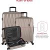 imageSwissGear 7272 Energie Expandable Hardside Luggage with Spinner Wheels and TSA Lock Gold CheckedLarge 27InchLight Gold