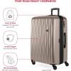 imageSwissGear 7272 Energie Expandable Hardside Luggage with Spinner Wheels and TSA Lock Gold CheckedLarge 27InchLight Gold