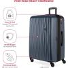imageSwissGear 7272 Energie Expandable Hardside Luggage with Spinner Wheels and TSA Lock Gold CheckedLarge 27InchNavy