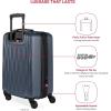 imageSwissGear 7272 Energie Expandable Hardside Luggage with Spinner Wheels and TSA Lock Gold CheckedLarge 27InchNavy
