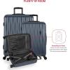imageSwissGear 7272 Energie Expandable Hardside Luggage with Spinner Wheels and TSA Lock Gold CheckedLarge 27InchNavy