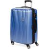 imageSwissGear 7272 Energie Expandable Hardside Luggage with Spinner Wheels and TSA Lock Gold CheckedLarge 27InchPeriwinkle Blue